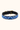 Nairobi - Blue Dog Collar, hand-beaded leather dog collar
