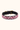 Nairobi - Pink Dog Collar, hand-beaded leather dog collar