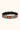 Naivasha - Blue & Orange Dog Collar, hand-beaded leather dog collar