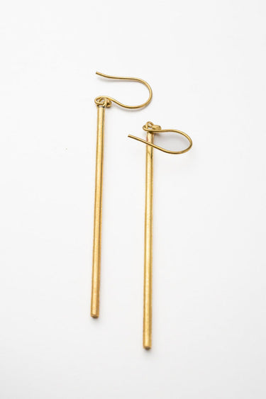 Fimbo Brass Earrings lamucollection