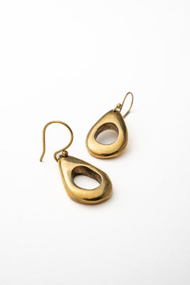 Mvua Brass Earrings lamucollection