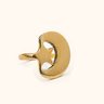 Dhow Eye brass ring on a light background.