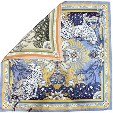 Lamu / Michelle Solomon Silk Scarf - Flourish - Bronze