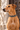 Busia - Black, White & Silver Dog Collar worn by a tan dog in Lamu