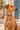 Naivasha - Blue & Orange Dog Collar worn by a tan dog in Lamu