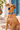 Naivasha - Blue & White Dog Collar worn by a tan dog in Lamu
