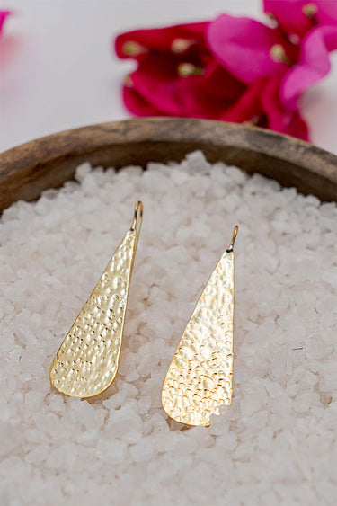 Machozi Brass Earrings lamucollection