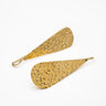 Machozi Brass Earrings lamucollection