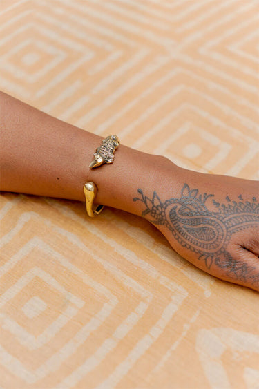 Mamba Brass Bangle lamucollection