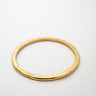 Mduara Brass Smooth Bangle lamucollection