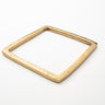 Mraba Hammered Brass Bangle lamucollection
