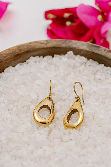 Mvua Brass Earrings lamucollection