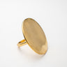 Olopa Smooth Medium Brass Ring lamucollection